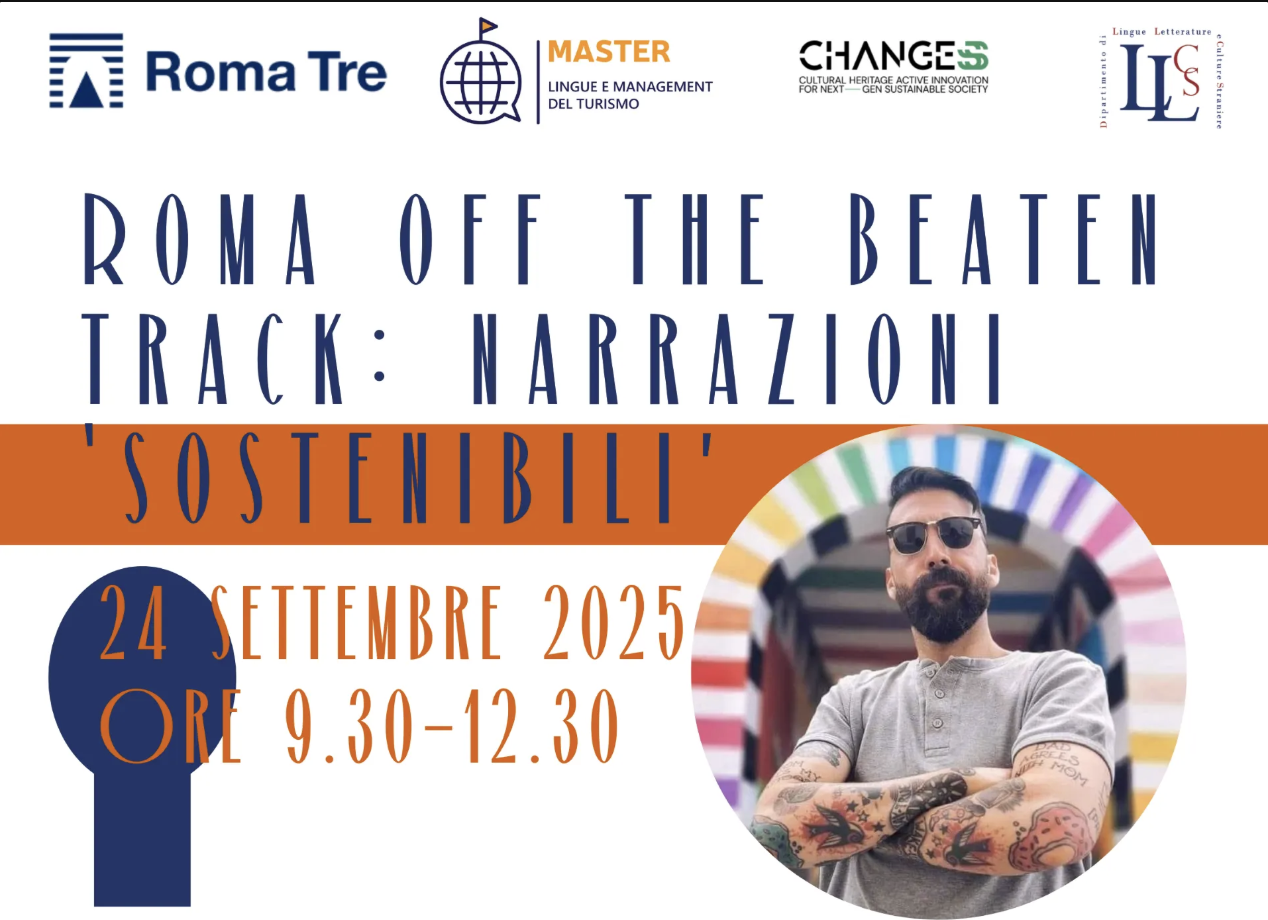 Seminario a cura dello Spoke-9 CHANGES in collaborazione con il Master Lingue e Management del Turismo 